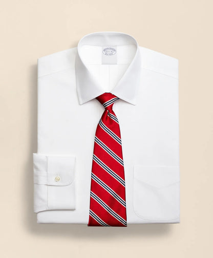 Stretch Supima® Cotton Non-Iron Pinpoint Oxford Ainsley Collar Dress Shirt | Brooks Brothers discount