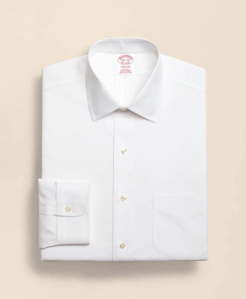 Stretch Supima® Cotton Non-Iron Pinpoint Oxford Ainsley Collar Dress Shirt | Brooks Brothers discount