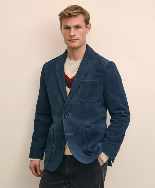 Suede Patch Pocket Sport Coat | Brooks Brothers online