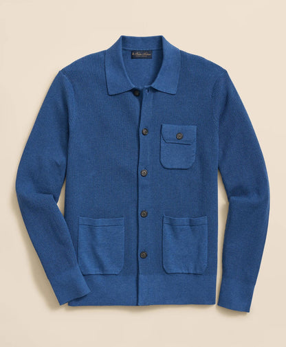 Supima® Cotton Chore Coat Sweater | Brooks Brothers discount
