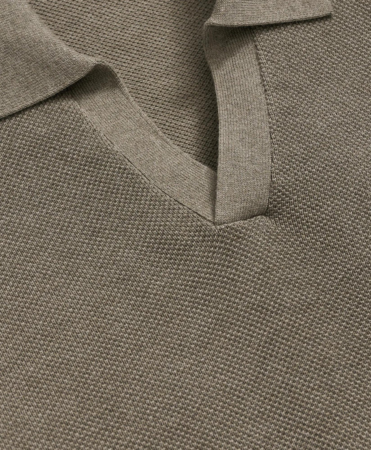 Supima® Cotton Pique Johnny Collar Sweater | Brooks Brothers on sale