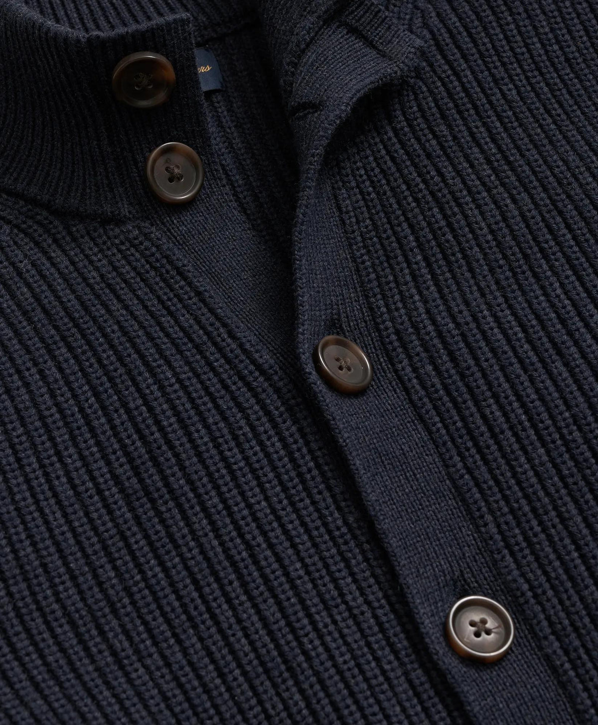 Supima® Cotton Ribbed Mock Neck Cardigan | Brooks Brothers sale