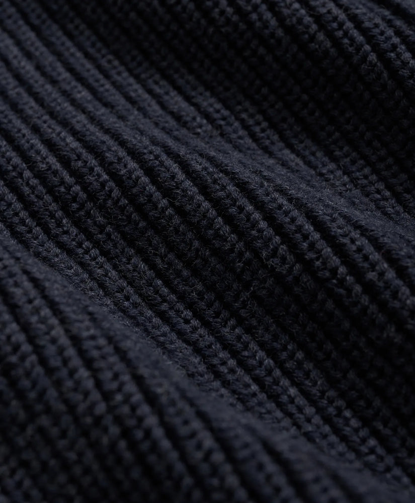 Supima® Cotton Ribbed Mock Neck Cardigan | Brooks Brothers sale