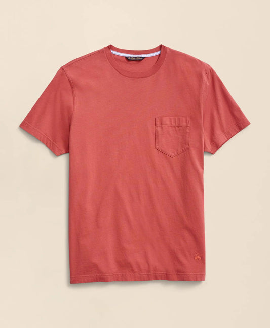 Supima® Cotton Pocket Crewneck T-Shirt | Brooks Brothers online shop