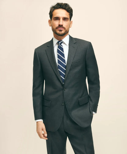 Traditional Fit Wool Tic 1818 Suit | Brooks Brothers discount
