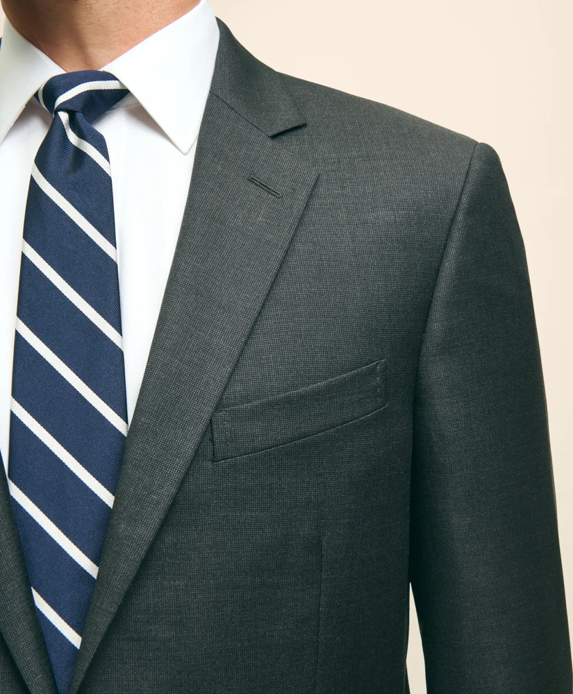 Traditional Fit Wool Tic 1818 Suit | Brooks Brothers discount