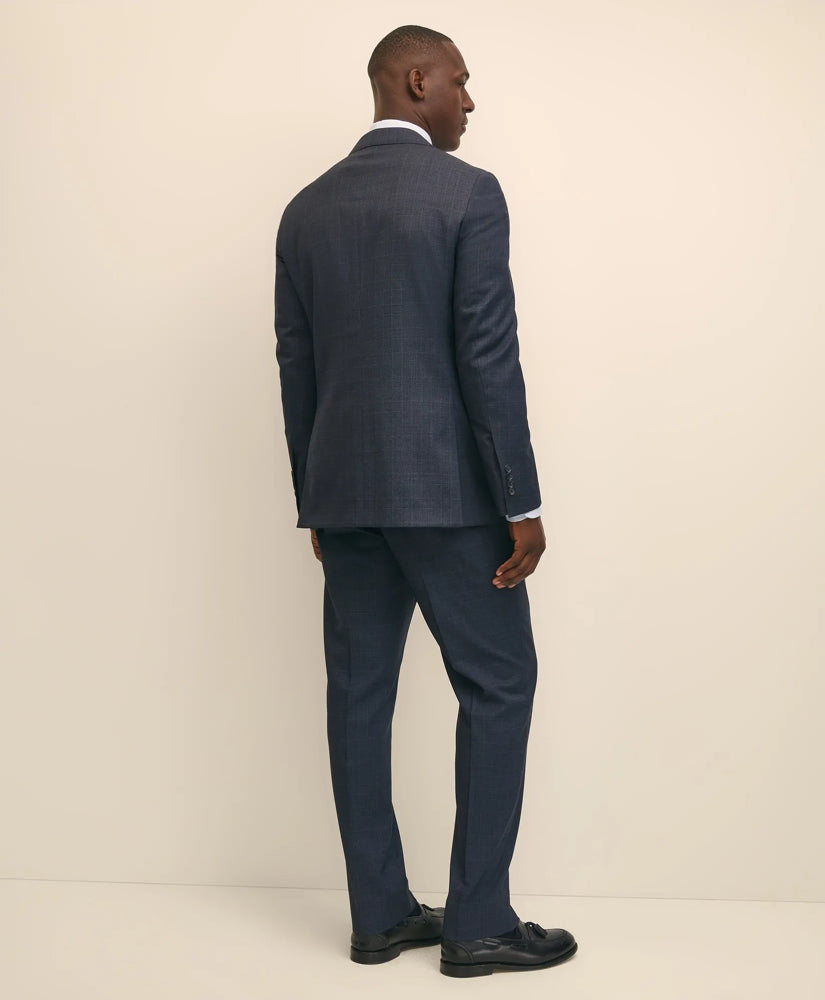 Traditional Fit Wool Windowpane 1818 Suit | Brooks Brothers sale
