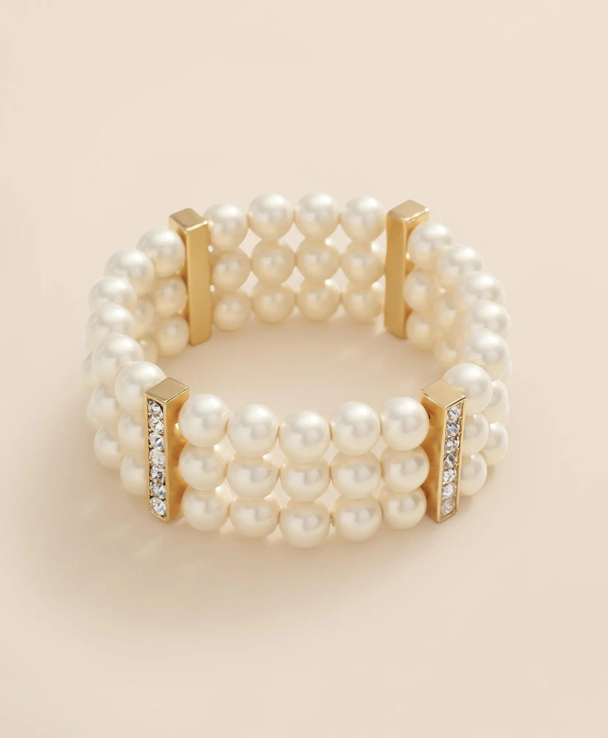 Triple Strand Stretch Faux-Pearl Bracelet | Brooks Brothers outlet