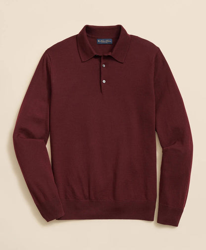 Ultimate Merino Wool Polo Sweater | Brooks Brothers sale
