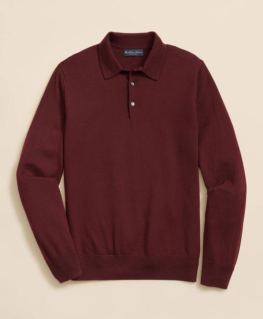 Ultimate Merino Wool Polo Sweater | Brooks Brothers sale