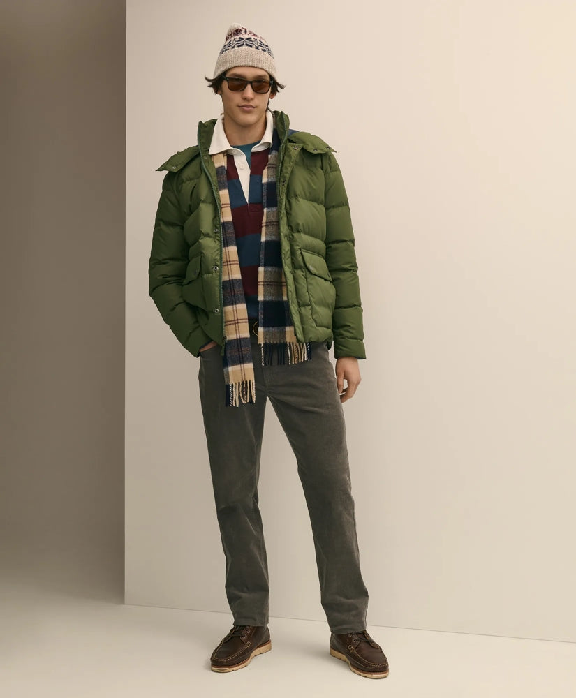 Water-Resistant Down Puffer Jacket | Brooks Brothers online shop