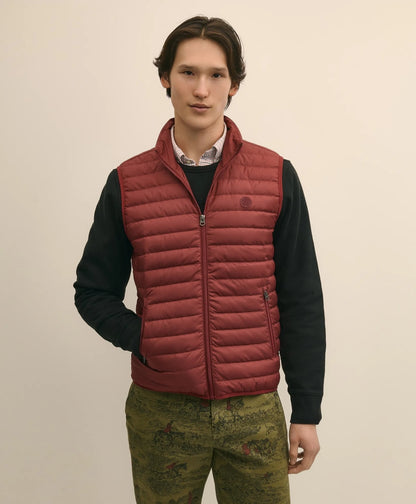 Water-Resistant Down Puffer Vest | Brooks Brothers online