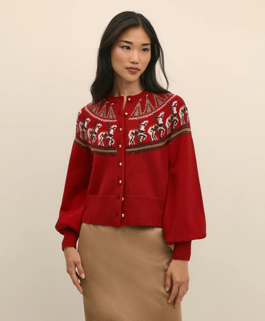 Women's Lunar New Year Merino-Wool-Blend Cardigan | Brooks Brothers on sale