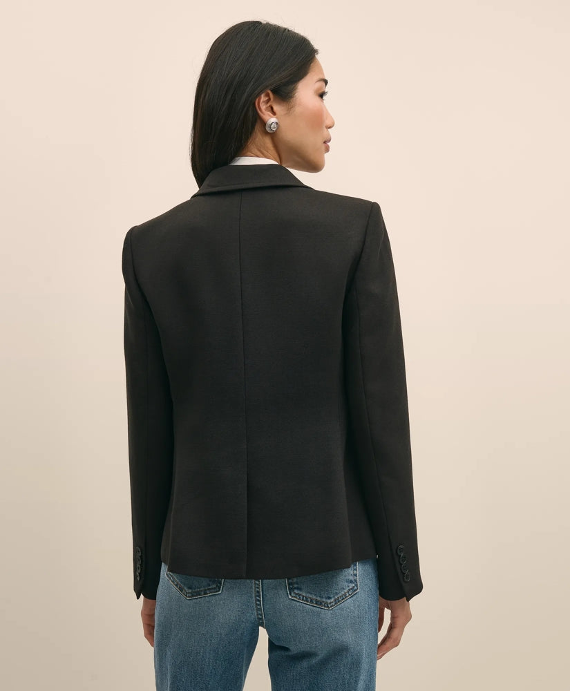 Wool-Blend Horsebit Detail Jacket | Brooks Brothers online