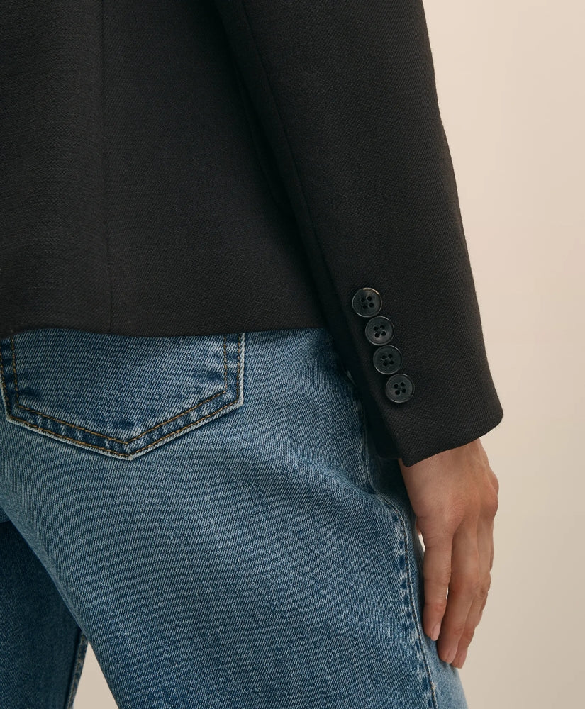 Wool-Blend Horsebit Detail Jacket | Brooks Brothers online