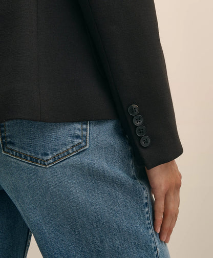Wool-Blend Horsebit Detail Jacket | Brooks Brothers online