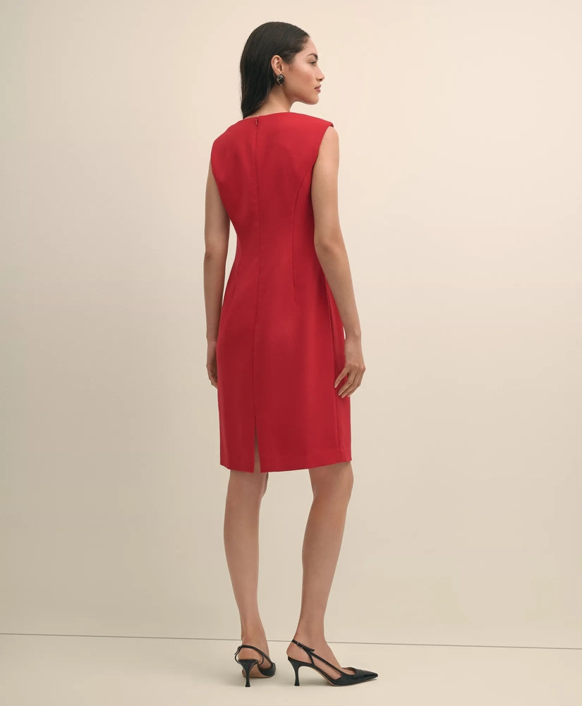 Wool Blend Tulip Sheath Dress | Brooks Brothers discount