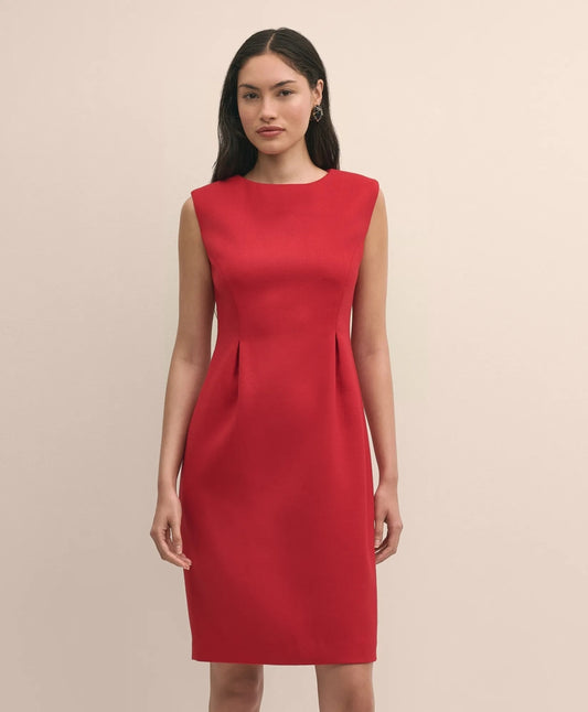 Wool Blend Tulip Sheath Dress | Brooks Brothers discount