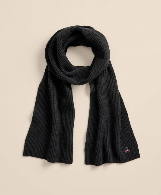 Wool-Cashmere Blend Ribbed Scarf | Brooks Brothers sale