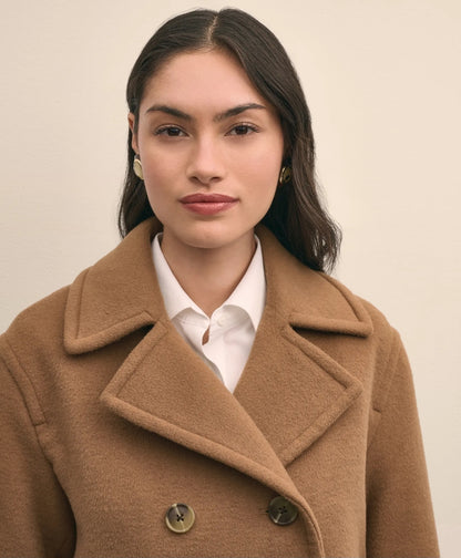 Wool Double-Faced Cropped Peacoat | Brooks Brothers sale