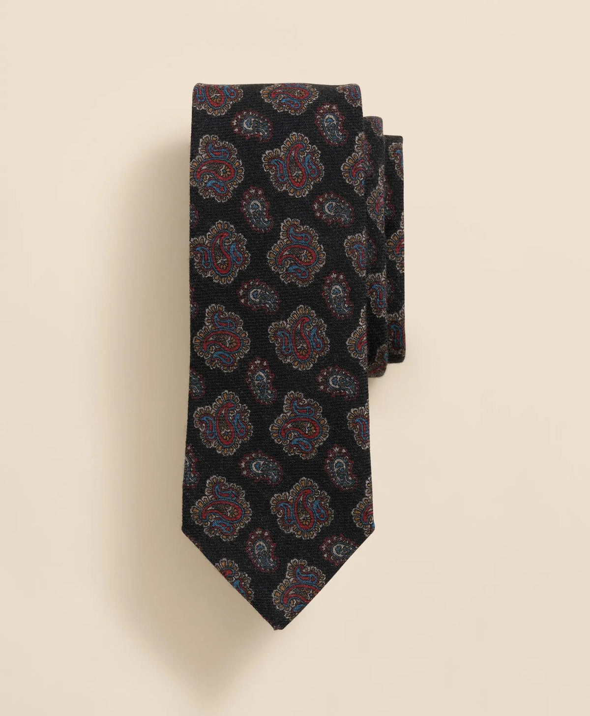 Wool Medium Paisley Tie | Brooks Brothers discount