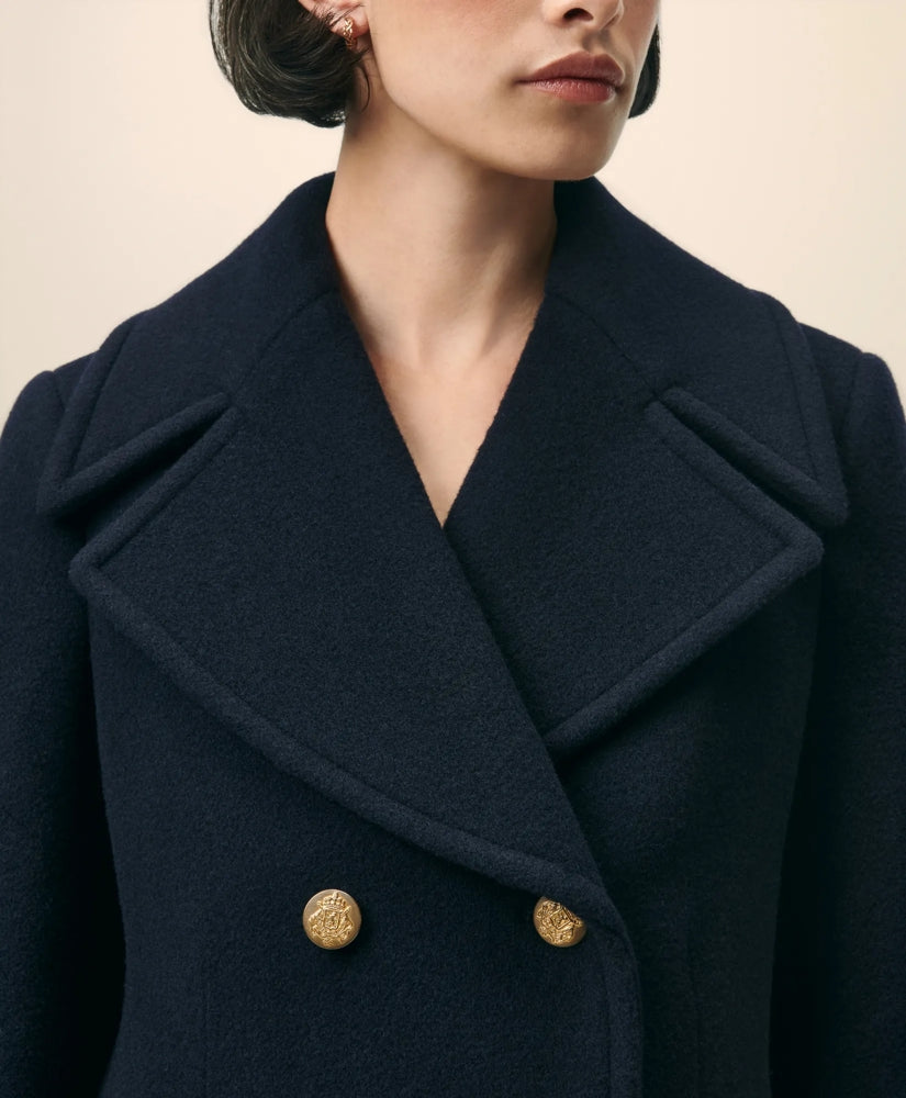Wool Officer Coat | Brooks Brothers online