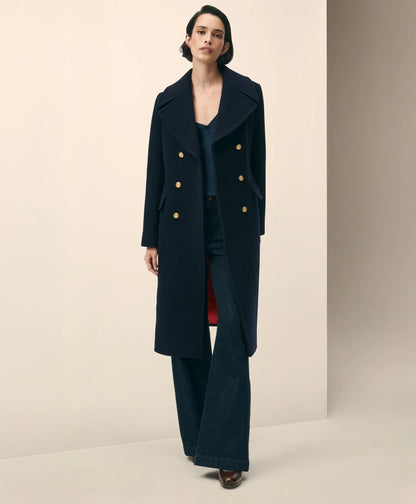 Wool Officer Coat | Brooks Brothers online