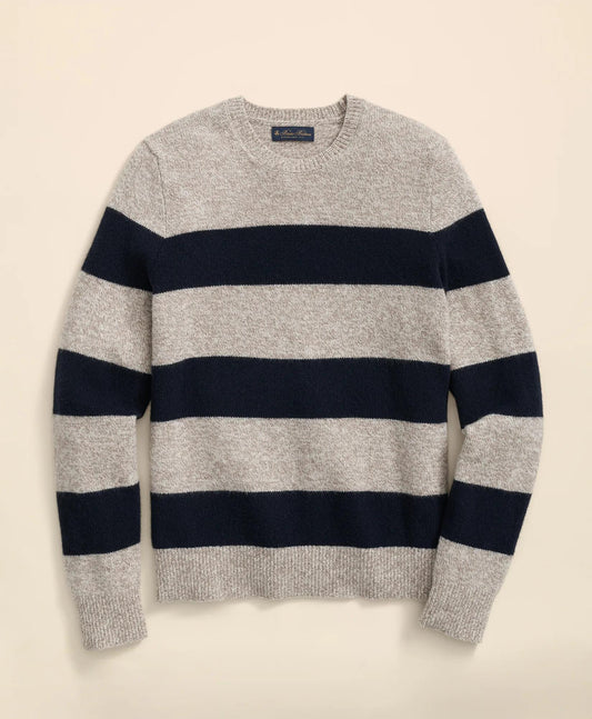 Wool Ragg Stripe Sweater | Brooks Brothers outlet