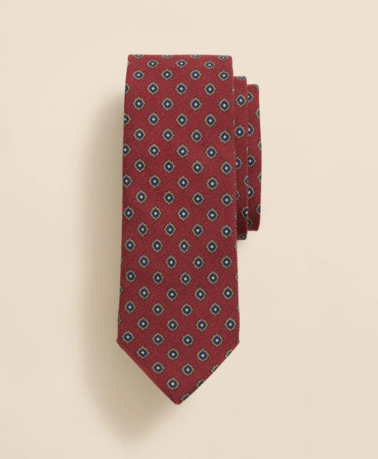 Wool-Silk Medium Square Tie | Brooks Brothers online