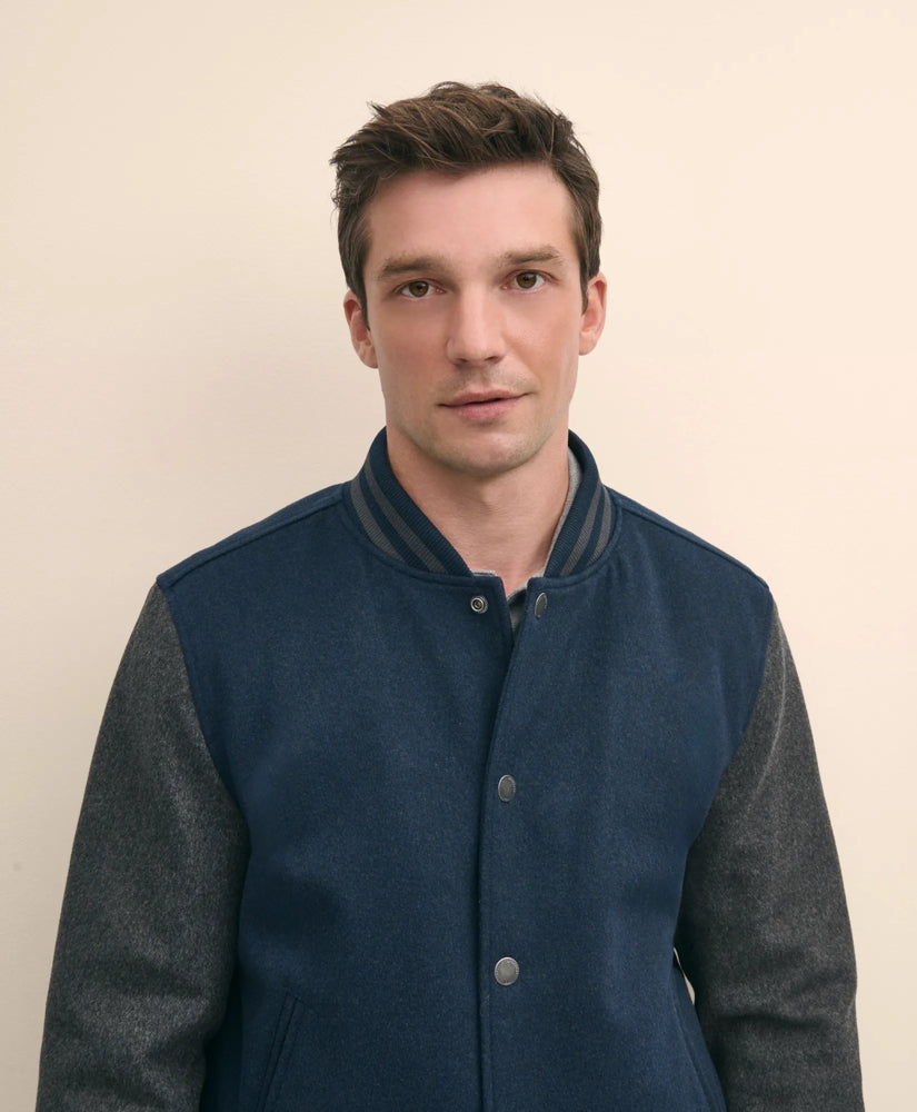 Wool Varsity Jacket | Brooks Brothers discount