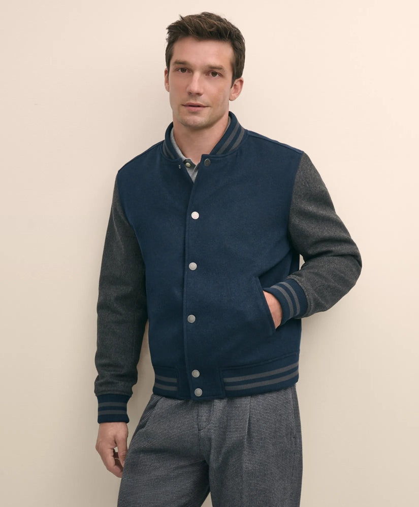 Wool Varsity Jacket | Brooks Brothers discount