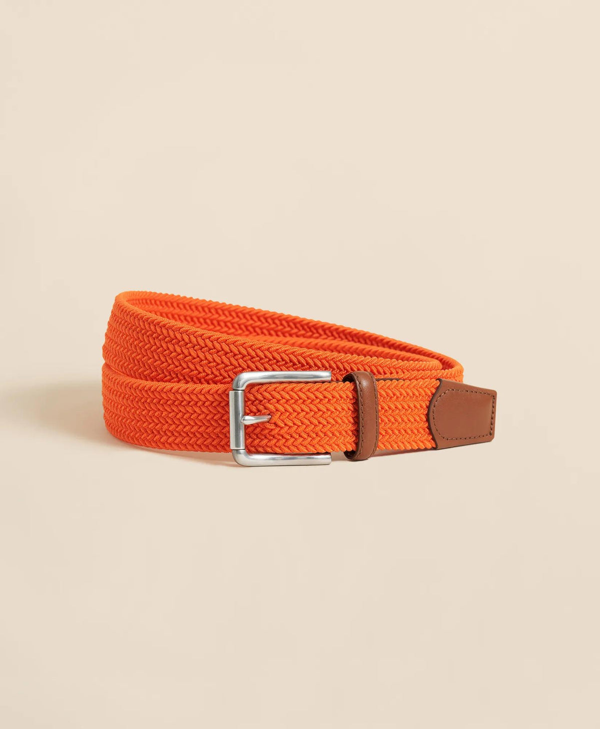 Rubber & Leather Belt With Stretch | Brooks Brothers sale