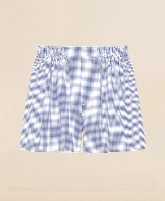 Cotton Broadcloth Small Check Boxers | Brooks Brothers for sale