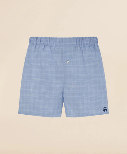 Slim Fit Cotton Broadcloth Check Boxers | Brooks Brothers for sale
