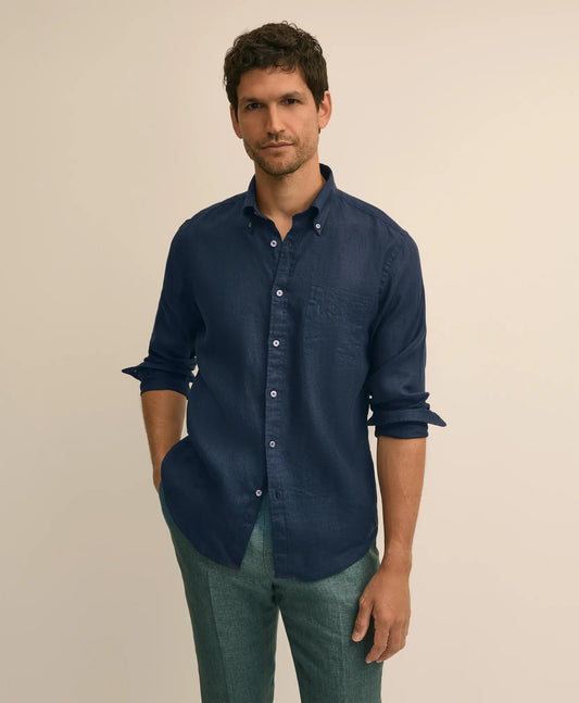 Washed Cotton Seersucker Button-Down Collar Sport Shirt | Brooks Brothers on sale