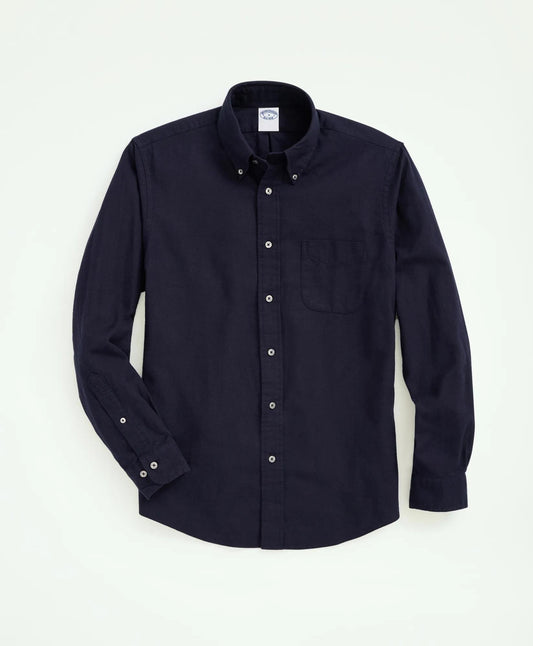 Portuguese Flannel Polo Button Down Collar Shirt | Brooks Brothers for sale