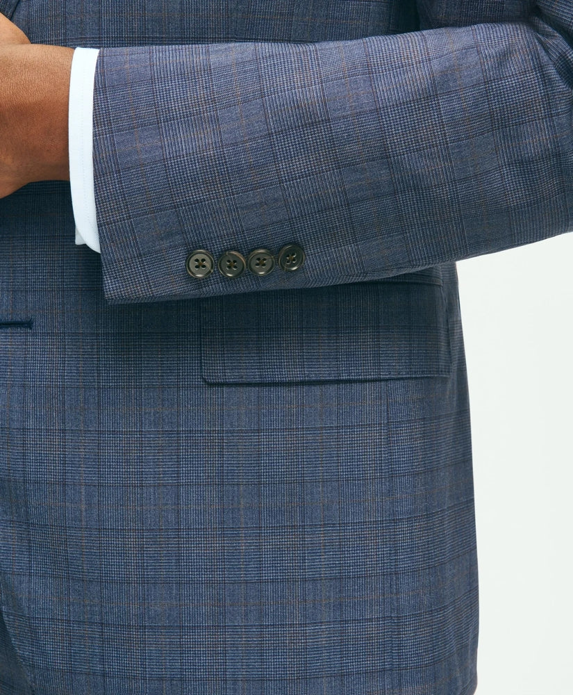 Classic Fit Wool Checked 1818 Suit | Brooks Brothers outlet