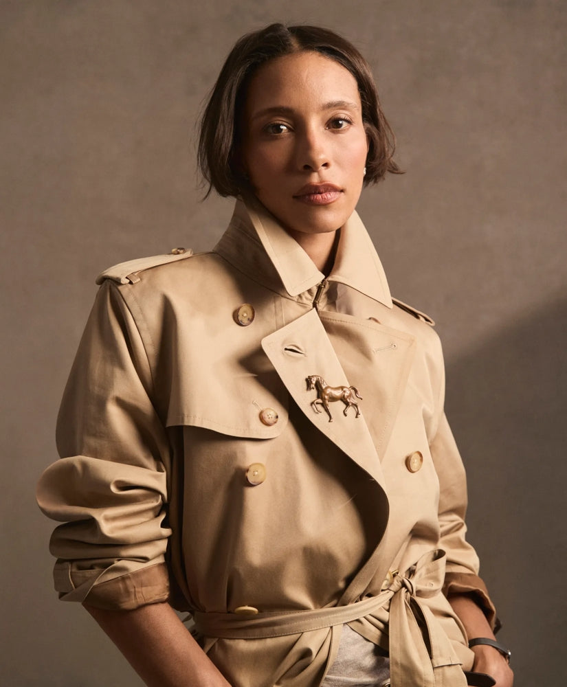 Supima® Cotton Gabardine Trench Coat | Brooks Brothers online