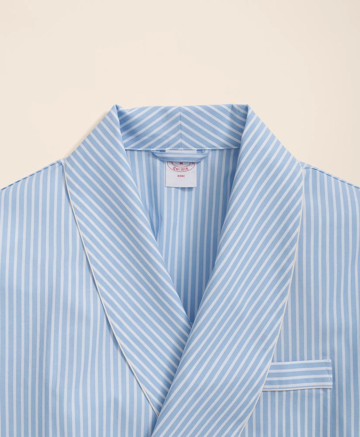 Cotton Broadcloth Bengal Striped Robe | Brooks Brothers discount