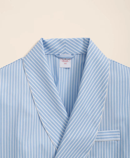 Cotton Broadcloth Bengal Striped Robe | Brooks Brothers discount