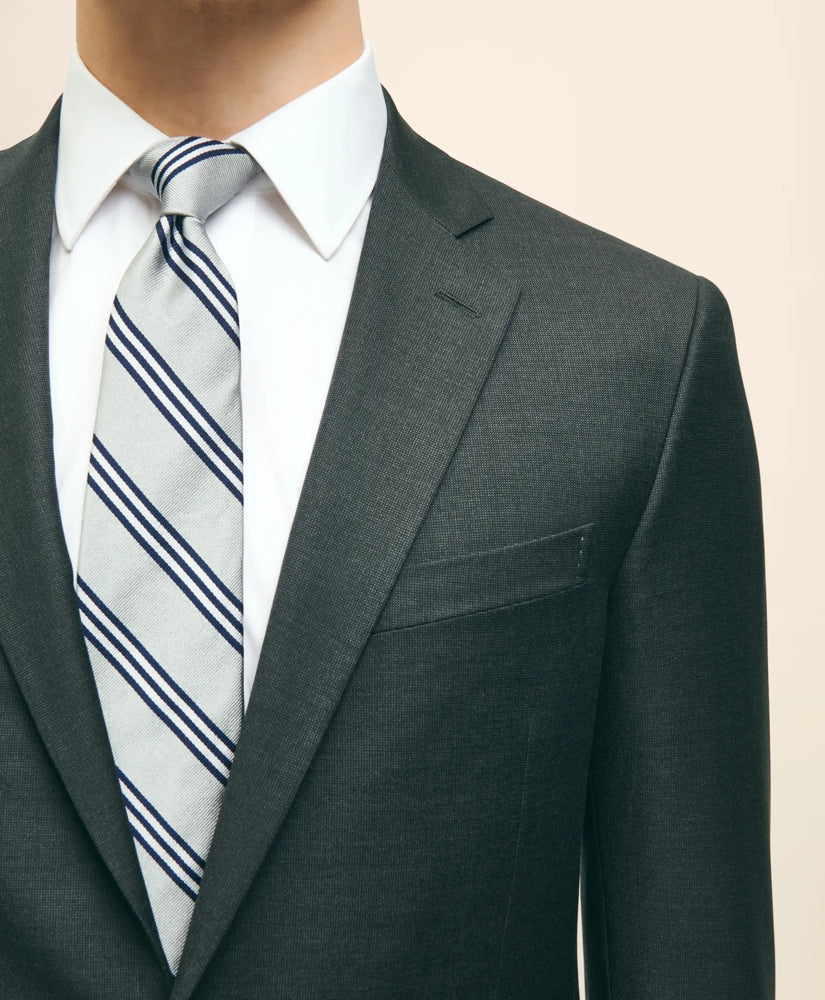 Classic Fit Wool Tic 1818 Suit | Brooks Brothers online