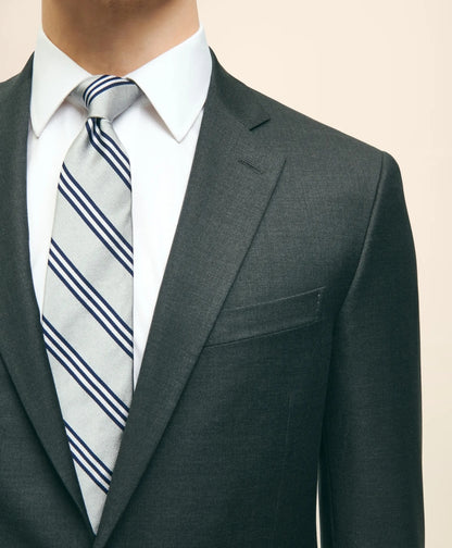 Classic Fit Wool Tic 1818 Suit | Brooks Brothers online