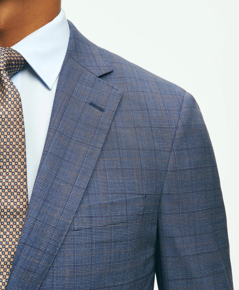 Classic Fit Wool Checked 1818 Suit | Brooks Brothers outlet