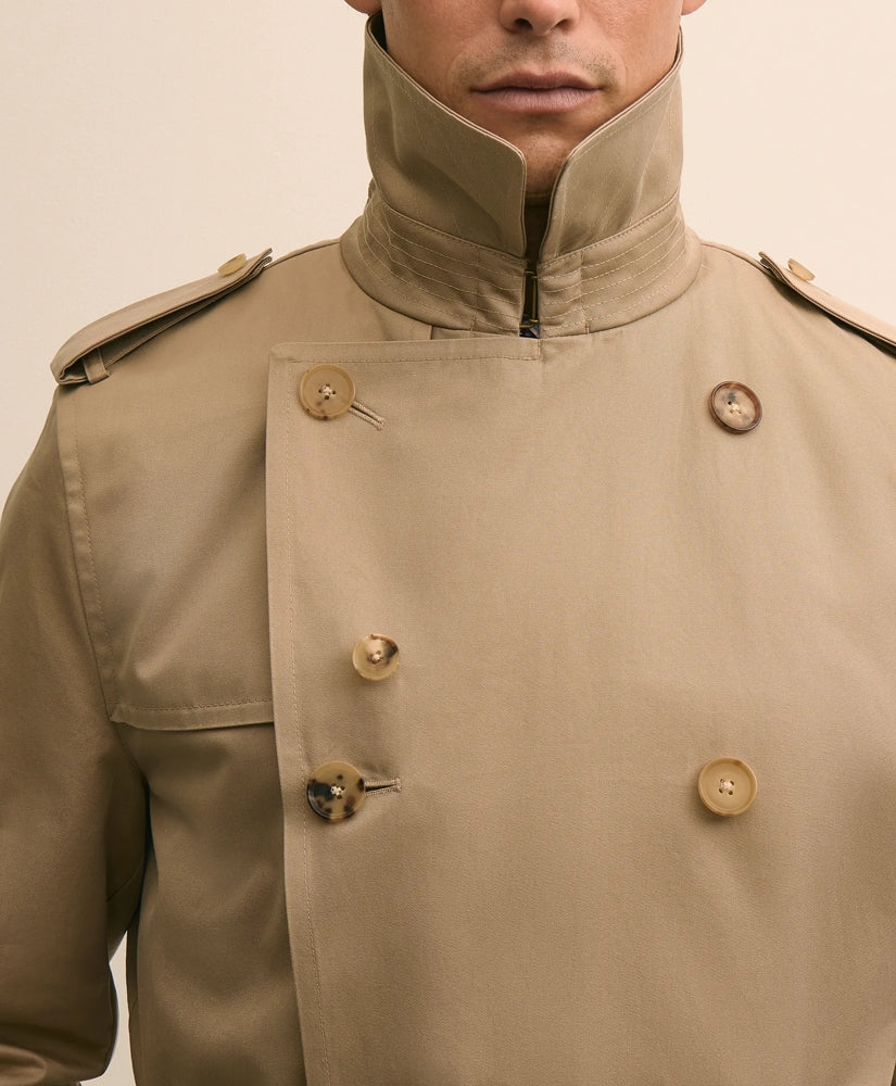 Supima® Cotton Gabardine Trench Coat | Brooks Brothers online
