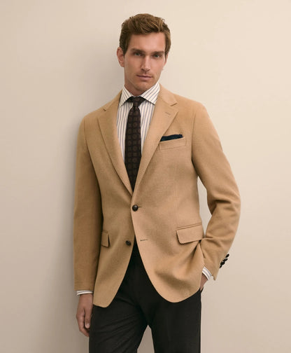 Classic Fit Camel Hair Twill 1818 Sport Coat | Brooks Brothers outlet