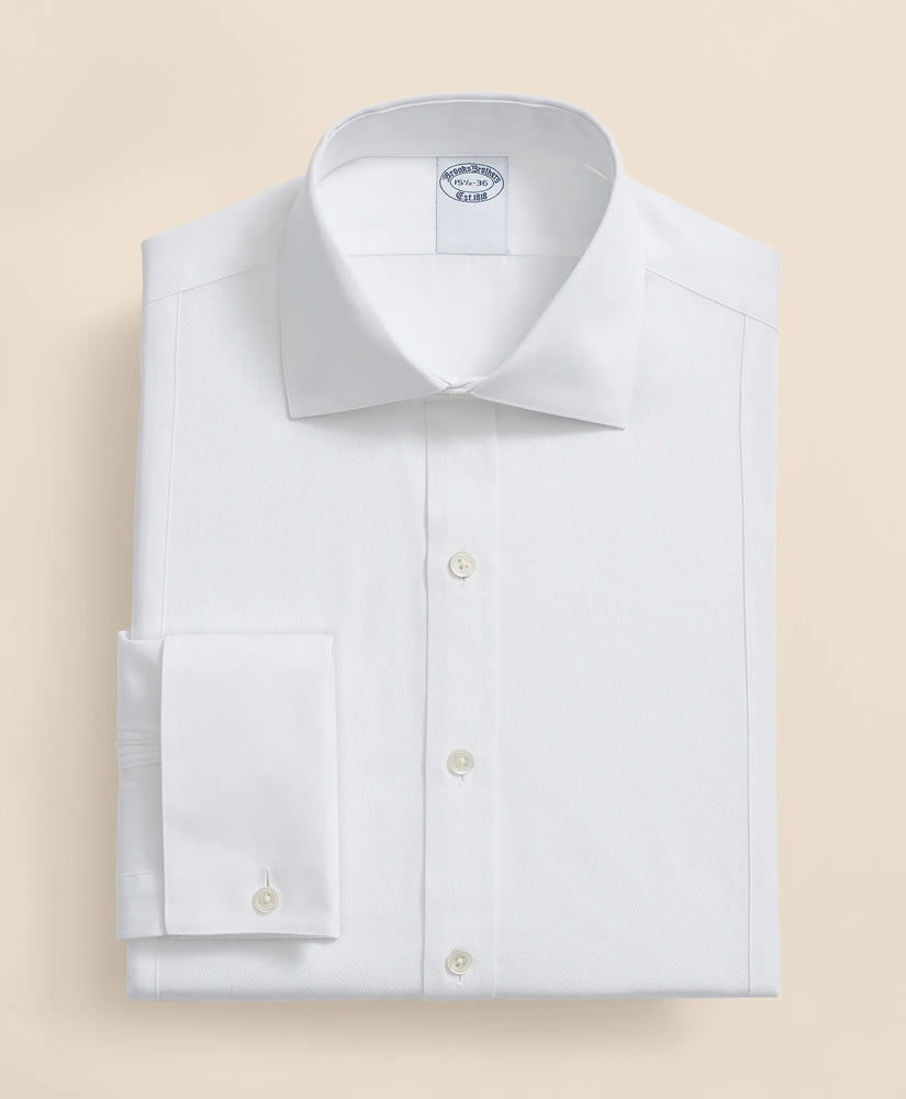 Supima® Cotton Poplin English Collar, Pique Bib Tuxedo Shirt | Brooks Brothers on sale