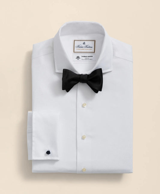Brooks Brothers X Thomas Mason® Cotton Twill Londoner Collar Dress Shirt | Brooks Brothers on sale