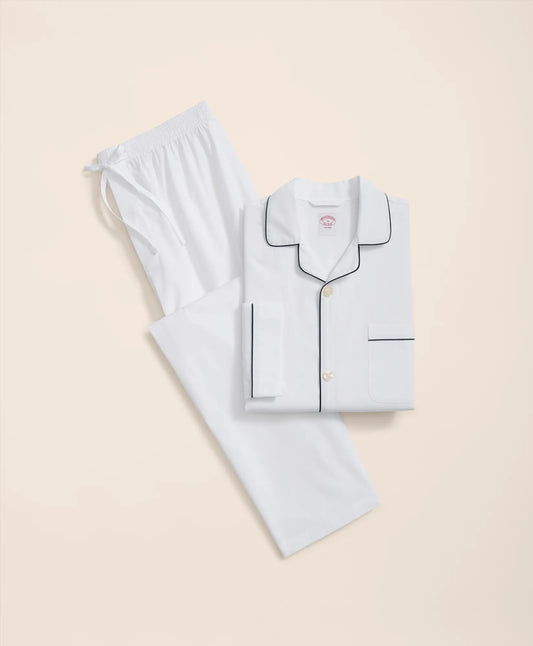 Cotton Broadcloth Pajamas | Brooks Brothers discount