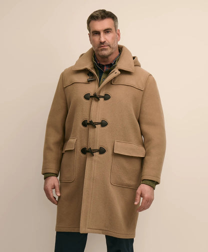 Big & Tall Classic Wool Duffle Coat | Brooks Brothers online shop