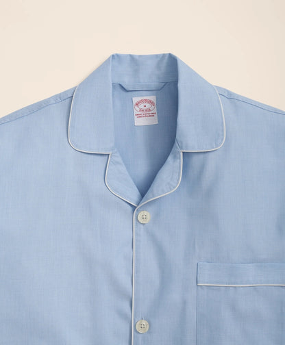 Cotton Broadcloth Short Pajamas | Brooks Brothers outlet